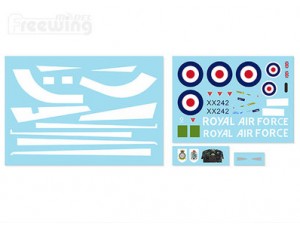 Freewing Bae Hawk T1 Decal Set